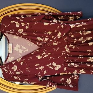 ReneeC. Cross front Maternity dress